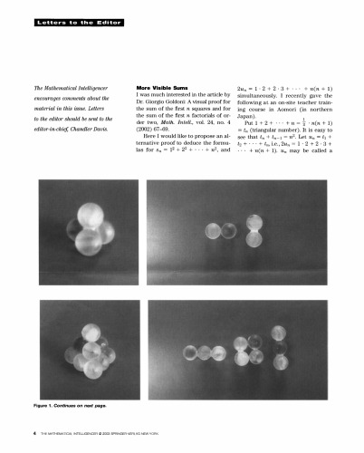The Mathematical Intelligencer Volume 25 Issue 3 Ml Senechal