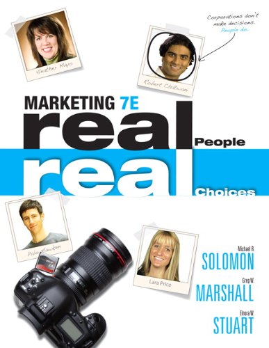 Marketing Real People Real Choices 7th Edition 7th Michael R Solomon