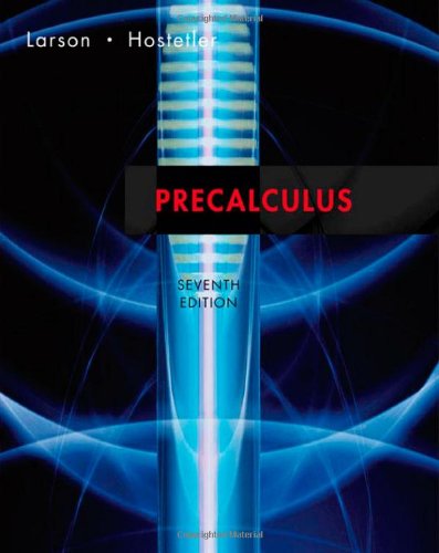 Precalculus Seventh Edition 7th Edition Ron Larson Robert P Hostetler