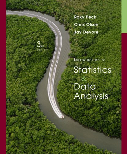 Introduction To Statistics And Data Analysis 3rd Roxy Peck Chris Olsen