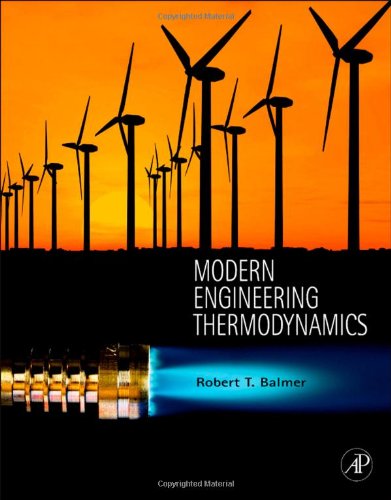Modern Engineering Thermodynamics 1st Edition Robert T Balmer