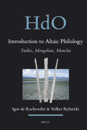 Introduction To Altaic Philology 1st Edition Igor De Rachewiltz And Volker Rybatzki With The Collaboration Of Hung Chinfu