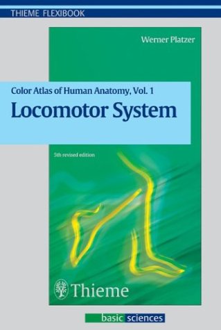 Color Atlas Of Human Anatomy Volume 1 Locomotor System Flexibook 5th Edition Werner Platzer