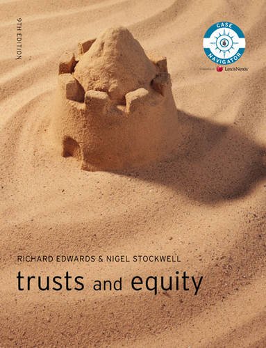 Trusts And Equity 9th Edition Foundation Studies In Law 9th Revised Edition Richard Edwards