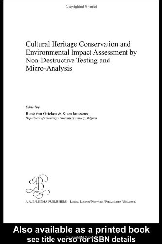 Cultural Heritage Conservation And Environmental Impact Assessment By Nondestructive Testing And Microanalysis 1st Edition Rene Van Grieken