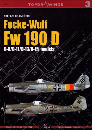 Fockewulf Fw 190d D9 D11 D13 D15 Models Top Drawings S Draminski