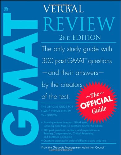 The Official Guide For Gmat Verbal Review 2nd Edition 2nd Edition Graduate Management Admissions Council