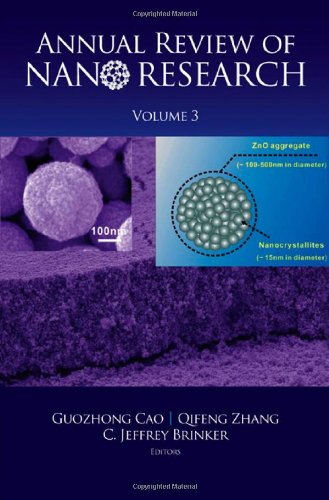 Annual Review Of Nano Research Volume 3 Guozhong Cao Qifeng Zhang