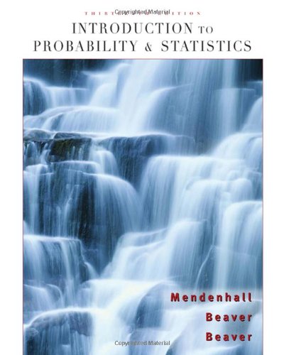 Introduction To Probability And Statistics Thirteenth Edition 13th William Mendenhall