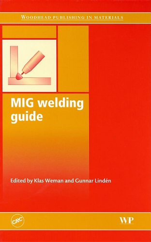 Mig Welding Guide Woodhead Publishing In Materials Klas Weman