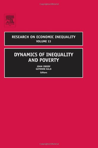 Dynamics Of Inequality And Poverty Volume 13 Research On Economic Inequality 1st Edition John Creedy
