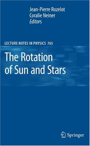 The Rotation Of Sun And Stars 1st Edition Jp Zahn Auth