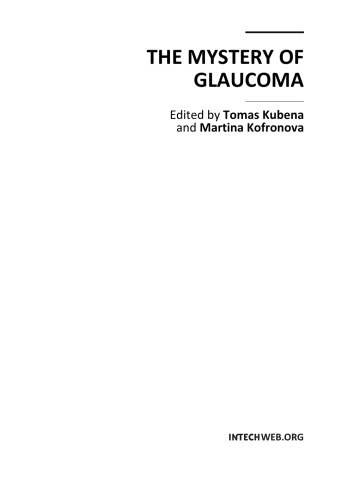 The Mystery Of Glaucoma Edited By Toma Kubena