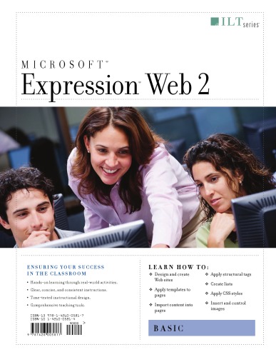 Expression Web 2 Basic Student Manual Student Axzo Press