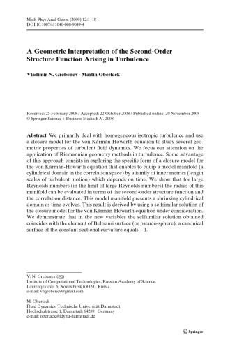 Mathematical Physics Analysis And Geometry Volume 12 V A Marchenko