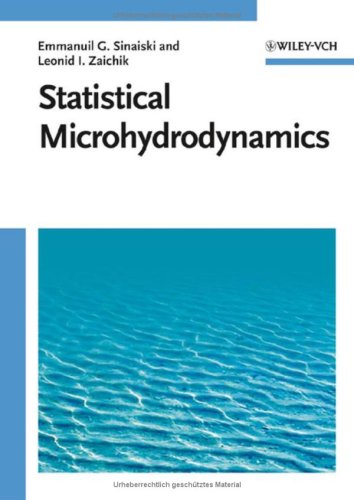 Statistical Microhydrodynamics 1st Edition Emmanuil G Sinaiski