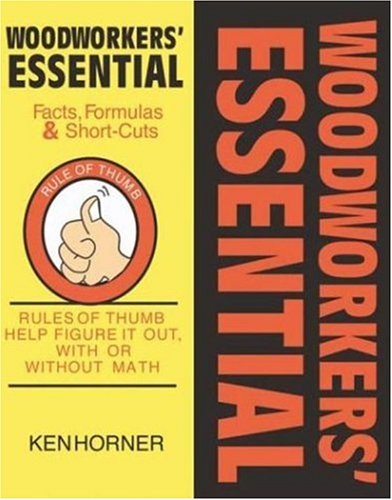 Woodworkers Essential Facts Formulas Shortcuts Figure It Out With Or Without Math Ken Horner