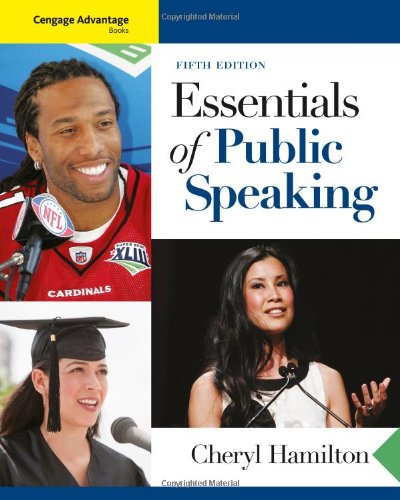 Cengage Advantage Books Essentials Of Public Speaking Fifth Hamilton