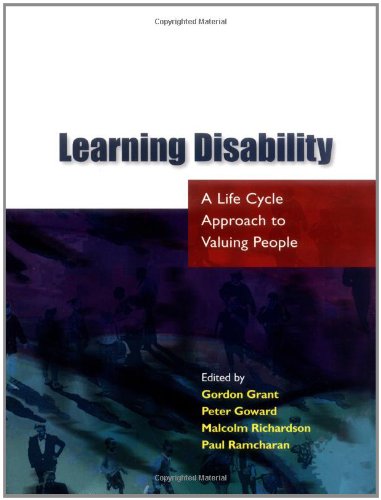 Learning Disability 1st Edition Peter Goward Gordon Grant Paul Ramcharan