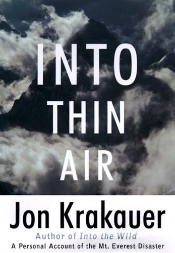 Into Thin Air Jon Krakauer