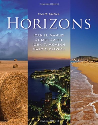 Horizons Fourth Edition 4th Edition Joan H Manley Stuart Smith
