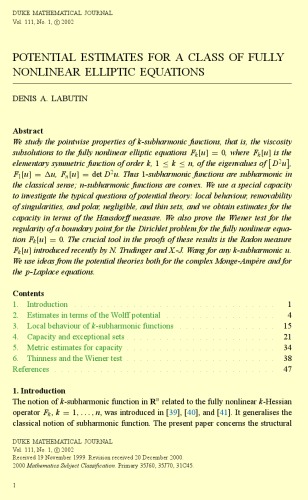 Duke Mathematical Journal Volume 111 Jonathan Wahl Academic Editor