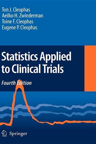 Statistics Applied To Clinical Trials 3rd Edition Tj Cleophas