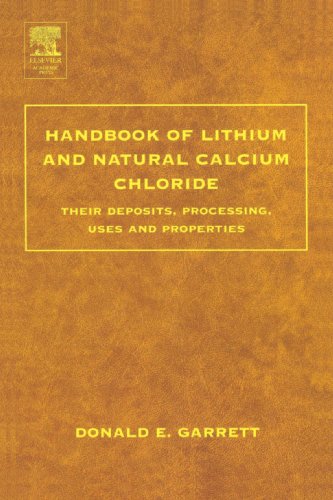 Handbook Of Lithium And Natural Calcium Chloride Donald E Garrett