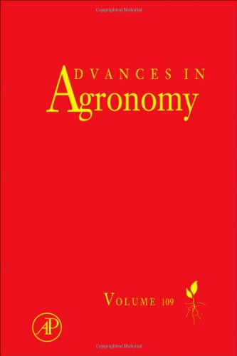 Advances In Agronomy 109 1st Edition Donald L Sparks Eds
