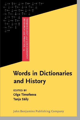 Words In Dictionaries And History Essays In Honour Of R W Mcconchie Olga Timofeeva