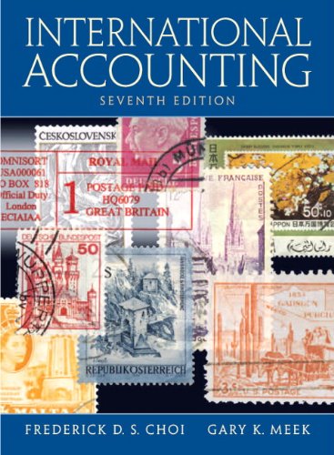International Accounting Seventh Edition 7th Edition Frederick D S Choi