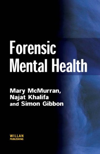 Forensic Mental Health Criminal Justice Series Mary Mcmurran