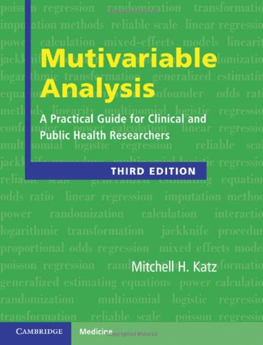 Multivariable Analysis A Practical Guide For Clinicians And Public Health Researchers 3rd Edition Mitchell H Katz