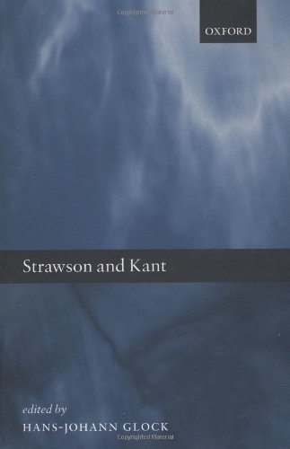 Strawson And Kant Mind Association Occasional Hansjohann Glock