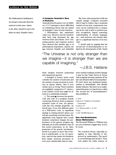The Mathematical Intelligencer Volume 23 Issue 4 Ml Senechal