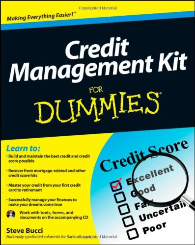 Credit Management Kit For Dummies 3rd Edition Stephen R Bucci