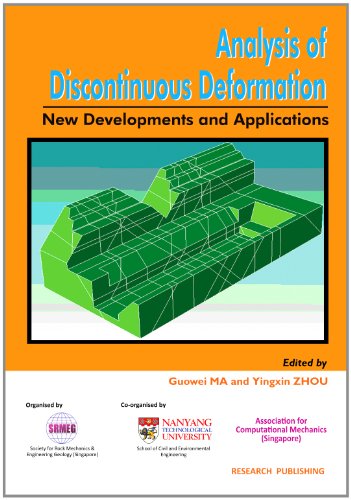 Analysis Of Discontinuous Deformation New Developments And Applications First Guowei Ma