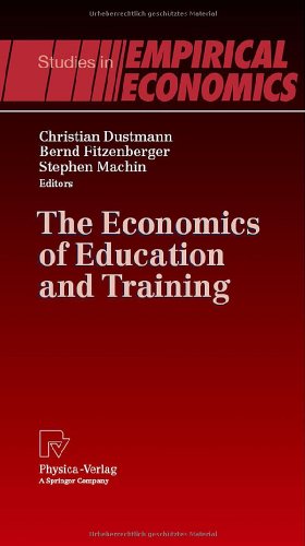 The Economics Of Education And Training 1st Edition Christian Dustmann