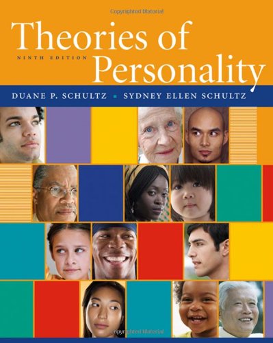 Theories Of Personality 9th Edition Duane P Schultz Sydney Ellen Schultz