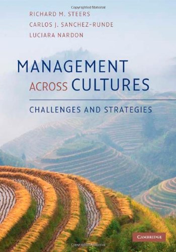 Management Across Cultures Challenges And Strategies 1st Edition Richard M Steers