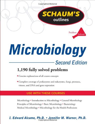 Schaums Outline Of Microbiology Second Edition 2nd Edition I Edward Alcamo