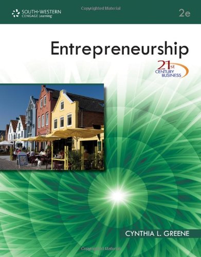 21st Century Business Series Entrepreneurship Second Edition 2nd Cynthia L Greene