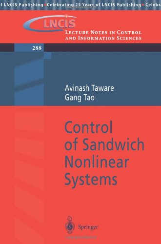 Control Of Sandwich Nonlinear Systems 1st Edition Avinash Taware
