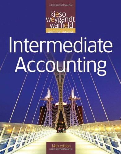 Intermediate Accounting 14th Donald E Kieso Jerry J Weygandt