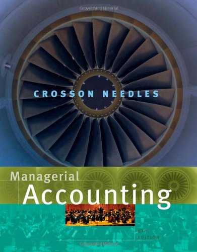 Managerial Accounting 8th Edition 8th Edition Susan V Crosson