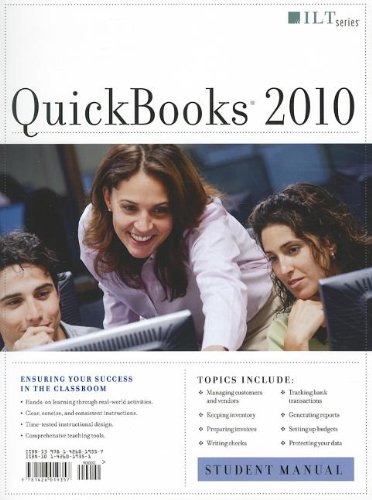 Quickbooks 2010 Student Manual Student Axzo Press