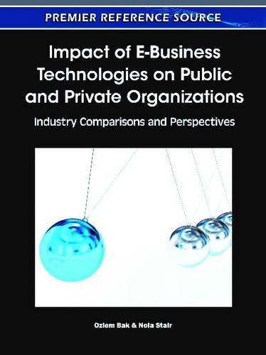 Impact Of Ebusiness Technologies On Public And Private Organizations Industry Comparisons And Perspectives 1st Edition Ozlem Bak