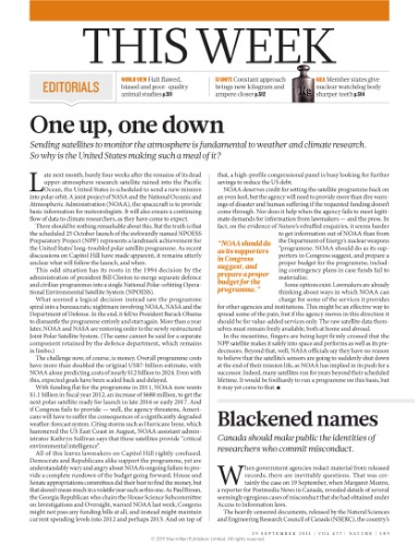Nature Nature Magazine Vol 477 Pp 509626 E3e4 2011 September 29 Issue 7366 Phillip Campbell
