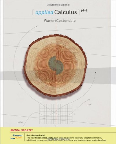Applied Calculus Enhanced Review 4th Edition With Cengagenow Personal Tutor Printed Access Card 4th Edition Stefan Waner