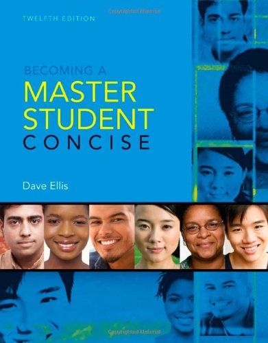 Becoming A Master Student Concise 12th Edition Dave Ellis Dean Mancina